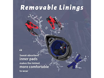 Adult Motocross Dirt Bike Helmet with Goggle